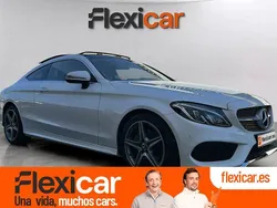 Blanco Usado 2017 Mercedes C220 AMG line Coupe | 27.490 € (Precio justo)