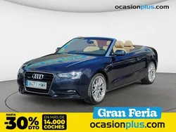 Azul Usado 2012 Audi A5 Cabriolet Descapotable | 21.450 € (Precio justo)