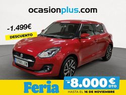 Rojo Usado 2022 Suzuki Swift GLX Utilitario | 16.490 € (Un poco caro)