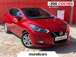 Rojo Usado 2020 Nissan Micra Acenta Utilitario | 13.490 € (Precio justo)