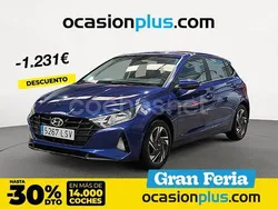 Azul Usado 2021 Hyundai i20 Berlina | 13.100 € (Precio justo)