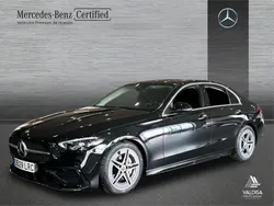 Negro Usado 2021 Mercedes C220 AMG line Berlina | 41.400 € (Caro)