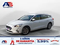 Blanco Usado 2018 Ford Focus Titanium Familiar | 14.250 € (Precio justo)