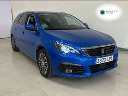 Azul Usado 2021 Peugeot 308 Active Familiar | 17.900 € (Caro)