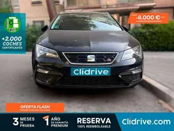 Negro Usado 2017 Seat Leon ST FR Familiar | 13.390 € (Precio justo)