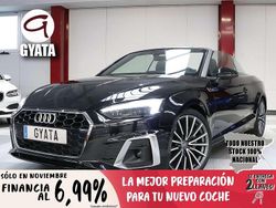 Negro Usado 2021 Audi A5 Cabriolet S-Line Descapotable | 36.990 € (Buen precio)