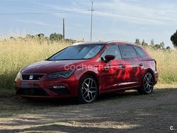 Granate Usado 2018 Seat Leon ST FR Familiar | 18.500 € (Precio justo)