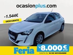 Blanco Usado 2022 Peugeot 208 Active Utilitario | 12.590 € (Precio justo)
