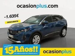 Azul Usado 2021 Peugeot 3008 Active SUV | 17.990 € (Precio justo)
