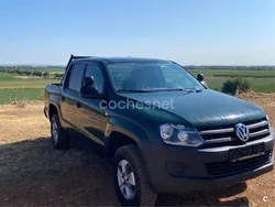 Verde Usado 2015 VW Amarok Recogida | 17.999 € (Caro)