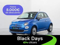 Azul Usado 2019 Fiat 500 Lounge Utilitario | 9390 € (Buen precio)