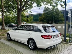 Blanco Usado 2015 Mercedes C220 Avantgarde Familiar | 13.500 € (Precio justo)