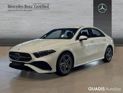 Blanco polar Usado 2024 Mercedes A180 AMG line | 37.500 € (Un poco caro)
