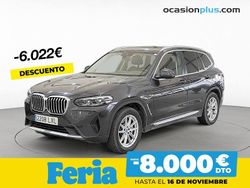 Gris / plata Usado 2022 BMW X3 xLine SUV | 41.500 € (Precio justo)
