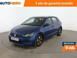 Azul Usado 2021 VW Polo Advance Berlina | 13.799 € (Precio justo)