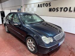 Azul Usado 2004 Mercedes C320 Avantgarde Berlina | 4495 €