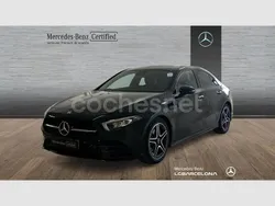 Negro Usado 2021 Mercedes A200 AMG line Berlina | 28.990 € (Buen precio)