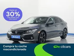 Gris Usado 2017 Honda Civic Elegance Berlina | 17.690 € (Precio justo)