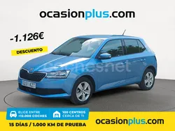 Azul Usado 2019 Skoda Fabia Berlina | 12.390 € (Precio justo)