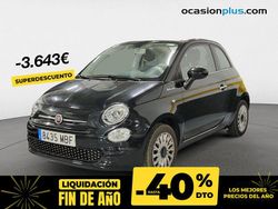 Negro Usado 2022 Fiat 500 Dolcevita Descapotable | 10.990 € (Precio justo)