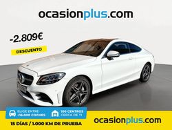 Blanco Usado 2018 Mercedes C220 Coupe | 30.900 € (Precio justo)