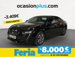 Negro Usado 2022 Peugeot 508 Allure Berlina | 21.690 € (Precio justo)