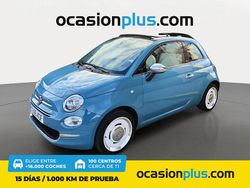Azul Usado 2017 Fiat 500 Descapotable | 9100 € (Precio justo)