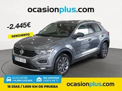 Gris Usado 2019 VW T-Roc Sportline SUV | 26.200 € (Precio justo)