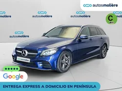 Azul Usado 2018 Mercedes C220 Familiar | 24.890 € (Caro)