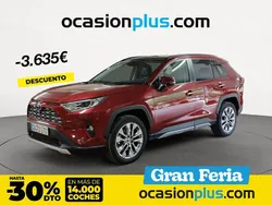 Rojo Usado 2021 Toyota RAV4 Hybrid Luxury SUV | 39.990 € (Caro)