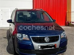 Azul Usado 2009 VW Touran Highline Monovolumen | 7500 € (Precio justo)