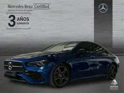 Azul Usado 2024 Mercedes CLA200 AMG line Berlina | 40.990 € (Precio justo)