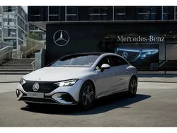 Hightechsilver metallic paint Usado 2024 Mercedes EQE350 AMG line Berlina | 57.900 €