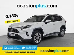 Blanco Usado 2021 Toyota RAV4 Hybrid Luxury SUV | 34.990 € (Precio justo)