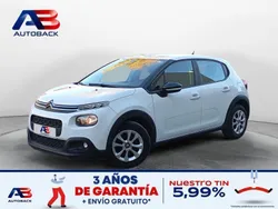 Blanco Usado 2019 Citroën C3 Feel Utilitario | 9450 € (Precio justo)