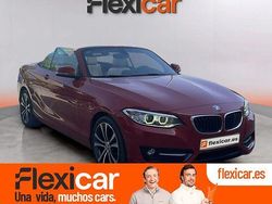 Rojo Usado 2015 BMW 218 Descapotable | 19.490 € (Precio justo)
