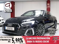 Negro Usado 2021 Audi A5 Cabriolet S-Line Descapotable | 36.990 € (Buen precio)