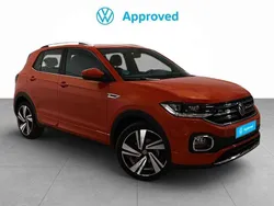 Naranja Usado 2023 VW T-Cross Sportline SUV | 23.900 € (Un poco caro)