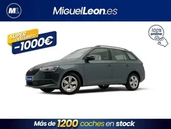 Gris Usado 2019 Skoda Fabia Ambition Familiar | 9985 € (Precio justo)