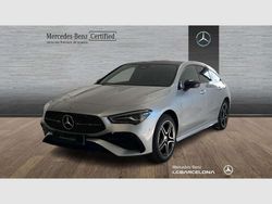 Plateado Usado 2024 Mercedes CLA250e Shooting Brake AMG line Familiar | 41.900 € (Precio justo)
