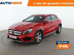Rojo Usado 2017 Mercedes GLA200 AMG line SUV | 22.599 € (Precio justo)