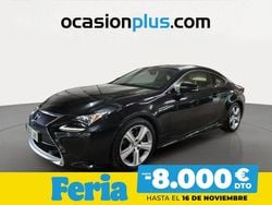 Negro Usado 2016 Lexus RC300h Executive Line Coupe | 23.990 € (Buen precio)