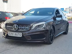 Marrón Usado 2015 Mercedes A200 AMG line Berlina | 18.500 € (Precio justo)