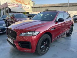Rojo Usado 2018 Jaguar F-Pace R-Sport SUV | 20.990 € (Precio justo)