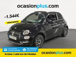 Negro Usado 2023 Fiat 500 Descapotable | 16.990 € (Caro)