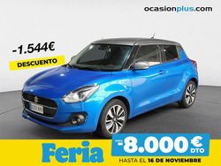 Blanco Usado 2018 Suzuki Swift GLX | 16.990 € (Un poco caro)