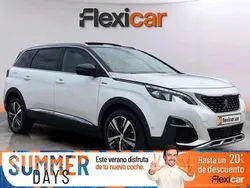 Blanco Usado 2018 Peugeot 5008 GT-line Monovolumen | 14.190 € (Precio justo)