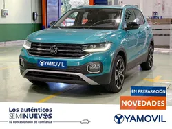 Azul Usado 2021 VW T-Cross Sportline SUV | 17.950 € (Precio justo)