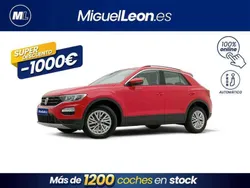 Rojo Usado 2021 VW T-Roc Advance SUV | 19.985 € (Buen precio)