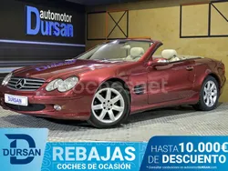 Rojo Usado 2006 Mercedes SL350 Coupe | 18.490 € (Precio justo)